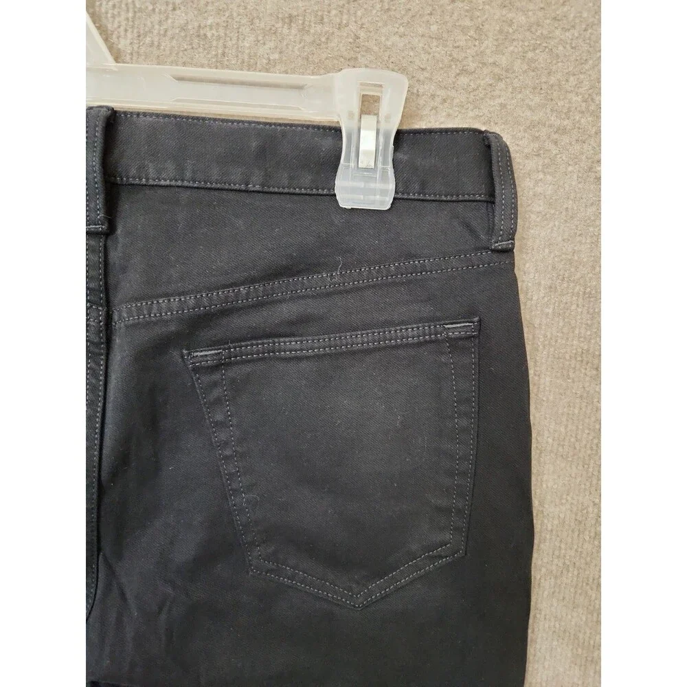 Banana Republic Slim Traveler Pants Mens 32x30 Black Stretch